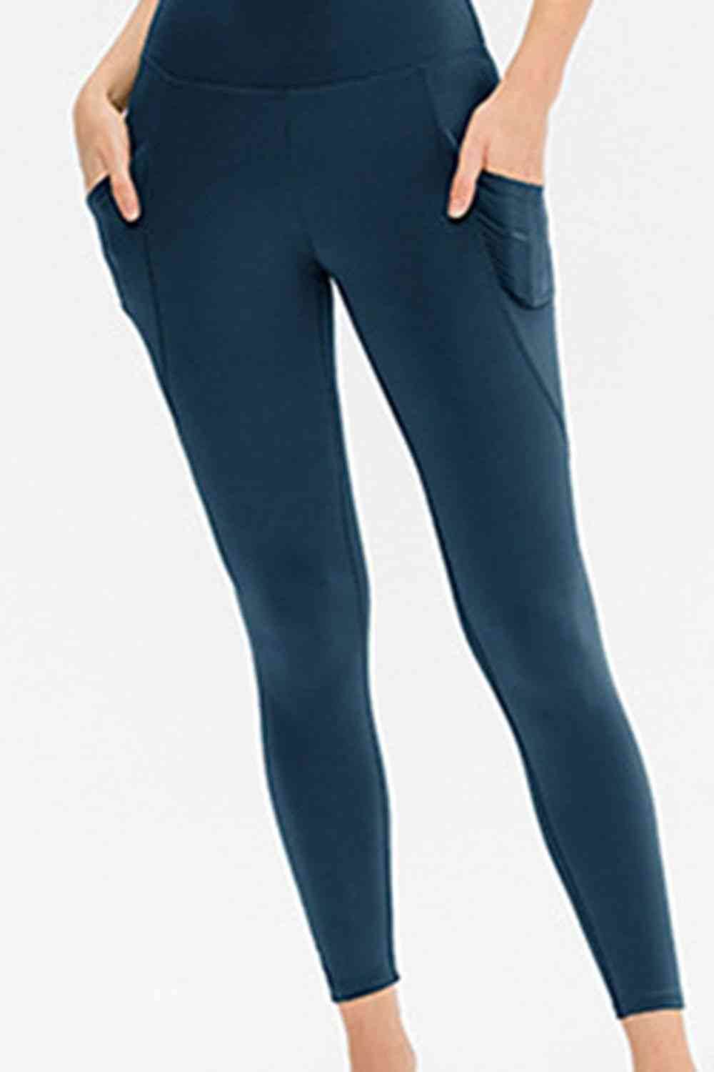 Slim Fit Long Active Leggings with Pockets for a perfect OOTD – dress to impress outfits from Amexza