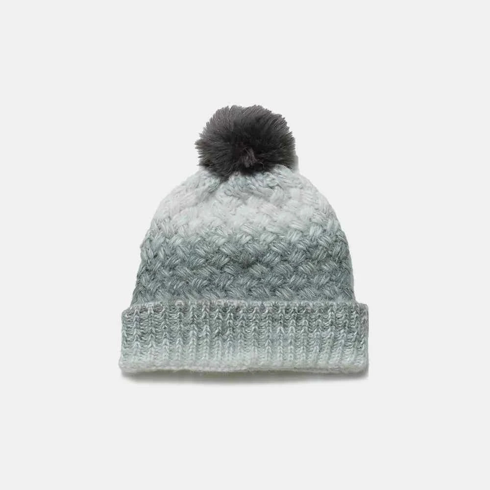 Gradient Knit Hat with Pompom for a perfect OOTD – dress to impress outfits from Amexza