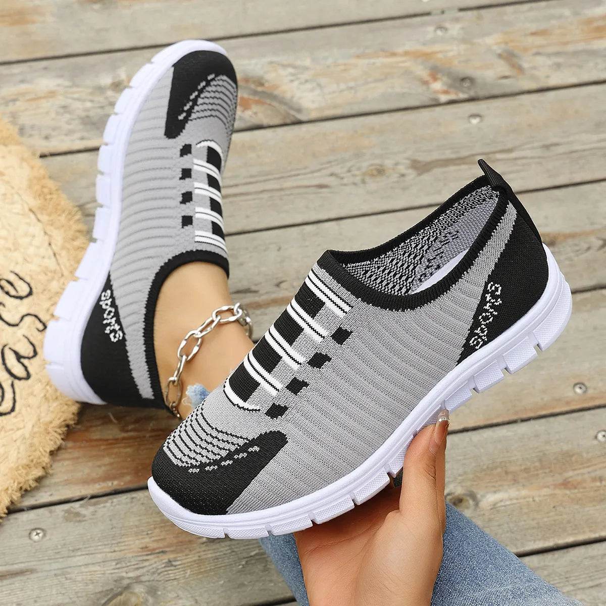 Breathable Mesh Round Toe Sneakers for a perfect OOTD – dress to impress outfits from Amexza