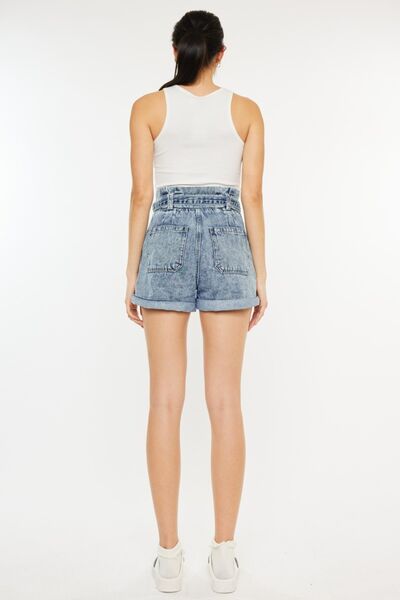 Kancan Ultra High Rise Paperbag Denim Shorts for a perfect OOTD – dress to impress outfits from Amexza