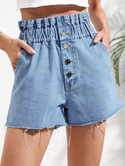 Denim Shorts with Pockets Medium for a perfect OOTD – dress to impress outfits from Amexza