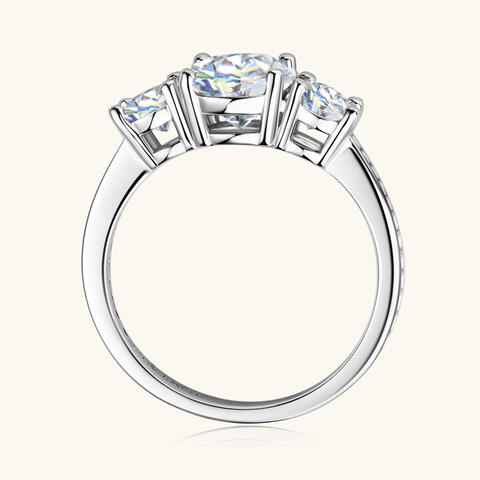 3 Carat Moissanite 925 Sterling Silver Ring for a perfect OOTD – dress to impress outfits from Amexza