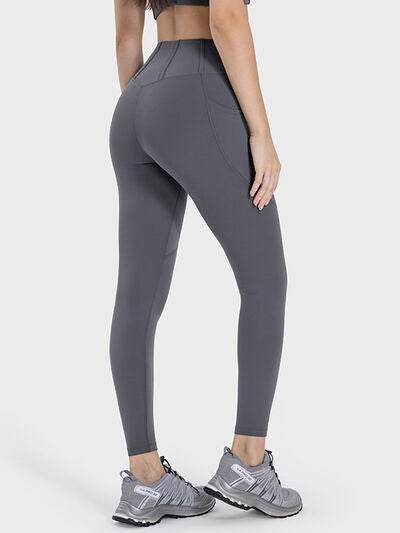 Millennia Pocketed High Waist Active Leggings for a perfect OOTD – dress to impress outfits from Amexza