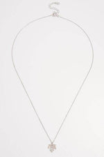 925 Sterling Silver Zircon Maple Leaf Necklace for a perfect OOTD – dress to impress outfits from Amexza