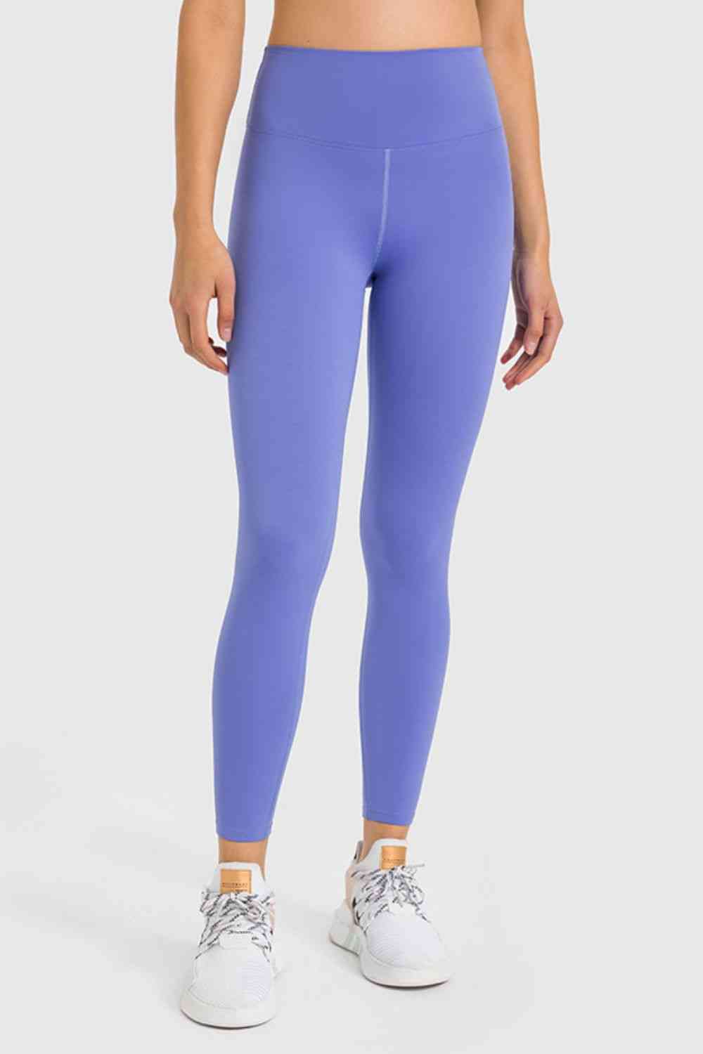 Millennia High Waist Ankle-Length Yoga Leggings Periwinkle for a perfect OOTD – dress to impress outfits from Amexza