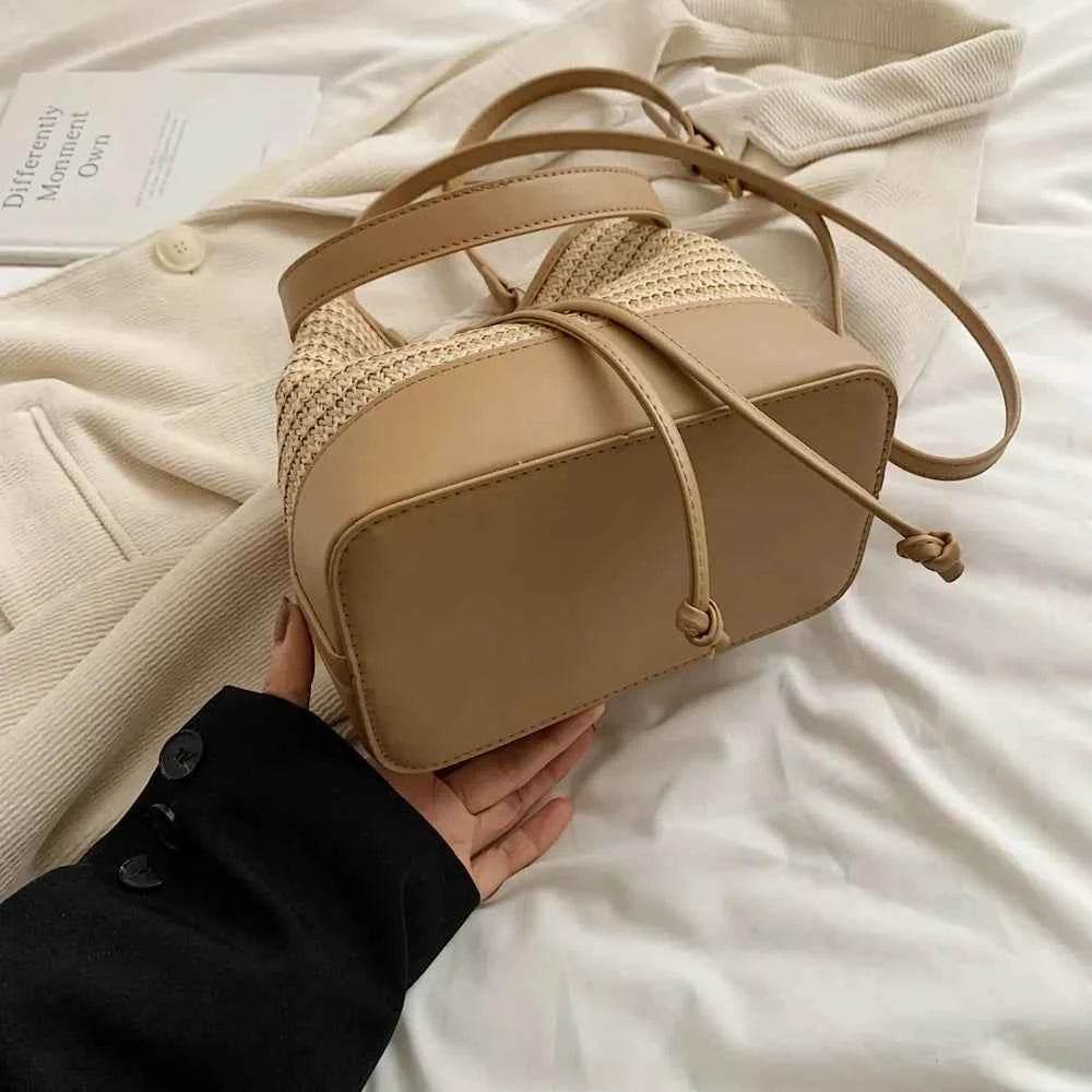 Straw Braided Shoulder Bag for a perfect OOTD – dress to impress outfits from Amexza