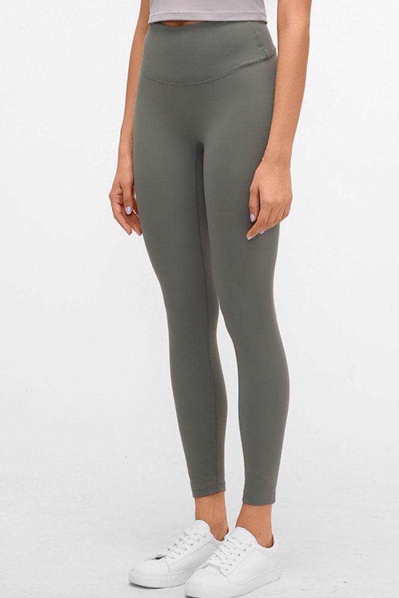 Millennia Basic Full Length Active Leggings Olive for a perfect OOTD – dress to impress outfits from Amexza