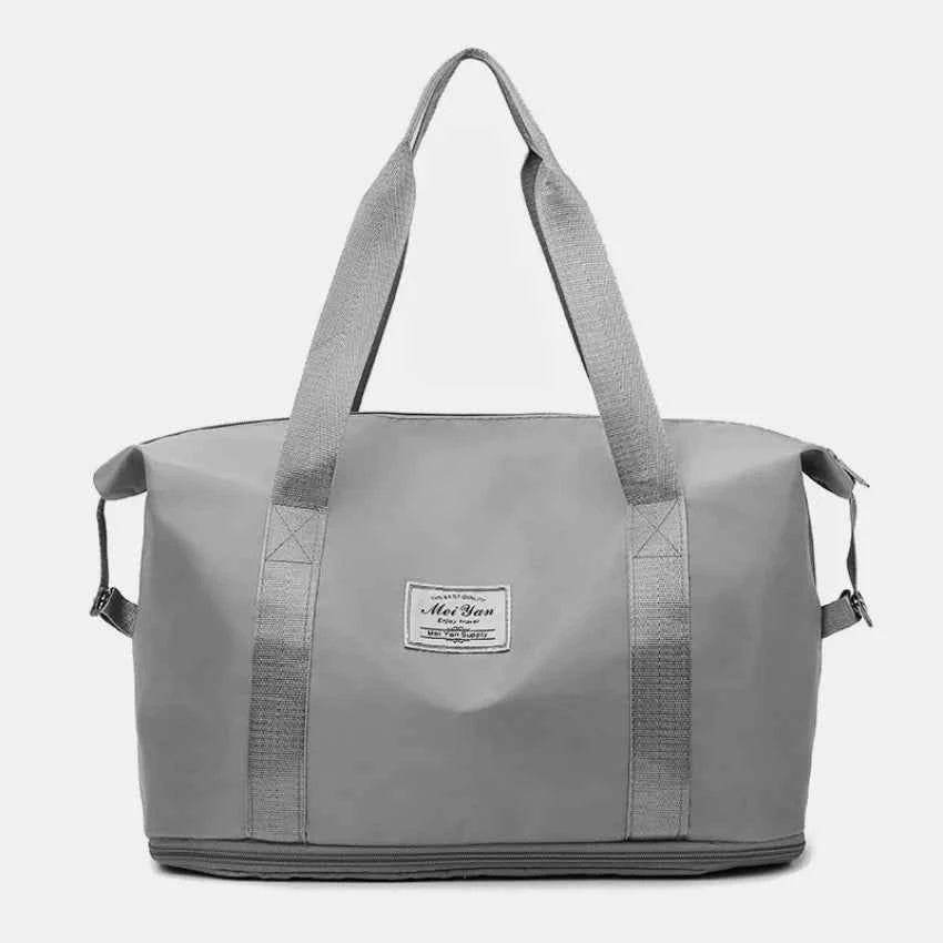Oxford Cloth Oversize Travel Bag Gray One Size for a perfect OOTD – dress to impress outfits from Amexza
