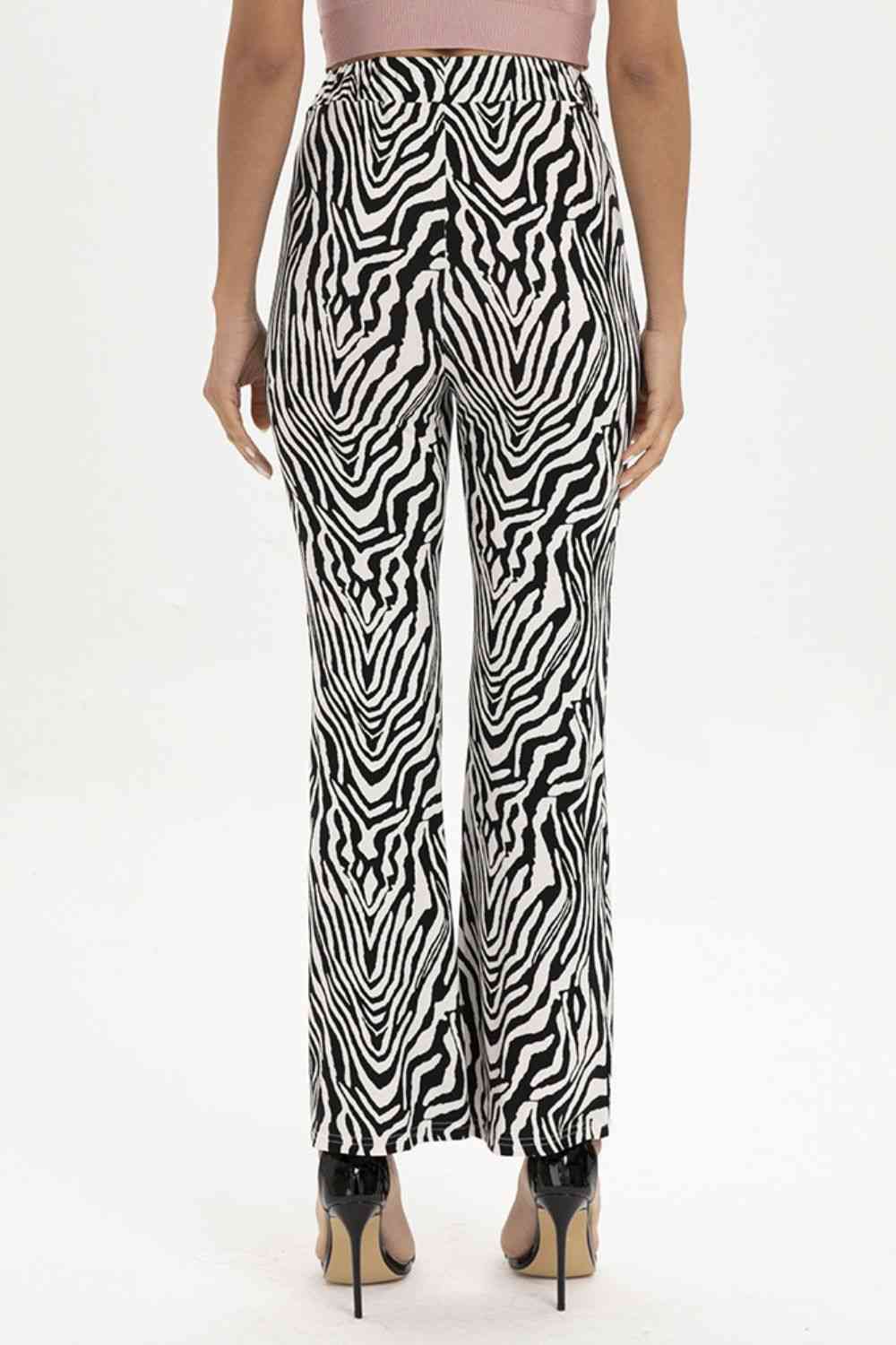 Zebra Print Straight Leg Pants for a perfect OOTD – dress to impress outfits from Amexza