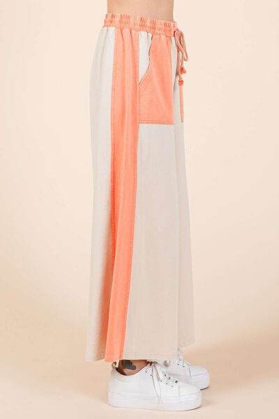 Mittoshop Color Block Wide Leg Pants for a perfect OOTD – dress to impress outfits from Amexza