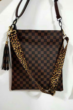 Adored PU Leather Shoulder Bag with Tassel Chocolate One Size for a perfect OOTD – dress to impress outfits from Amexza