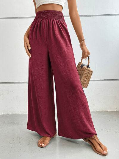 Perfee Wide Leg Pants with Pockets for a perfect OOTD – dress to impress outfits from Amexza