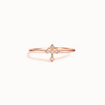 925 Sterling Silver Cross Ring Rose Gold for a perfect OOTD – dress to impress outfits from Amexza