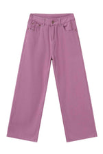 Wide Leg Jeans with Pockets Moonlit Mauve for a perfect OOTD – dress to impress outfits from Amexza