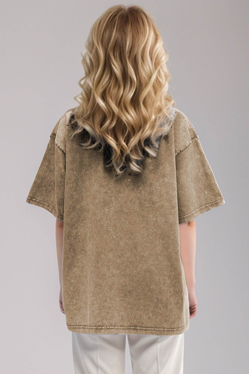 Basic Bae Round Neck Half Sleeve T-Shirt - Amexza