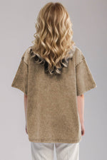 Basic Bae Round Neck Half Sleeve T-Shirt - Amexza