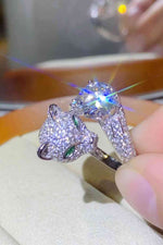 2 Carat Moissanite Adjustable Animal Ring for a perfect OOTD – dress to impress outfits from Amexza