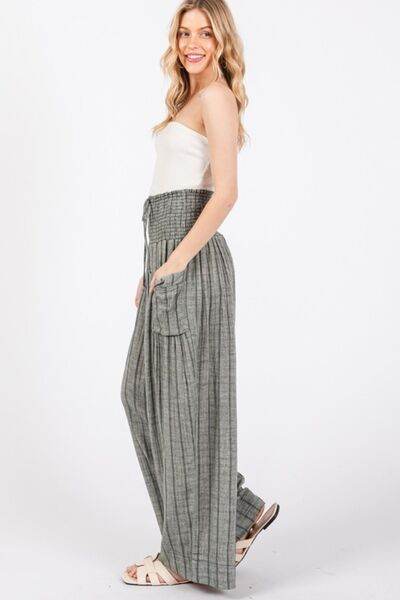 SAGE + FIG Cotton Gauze Wash Stripe Pants for a perfect OOTD – dress to impress outfits from Amexza