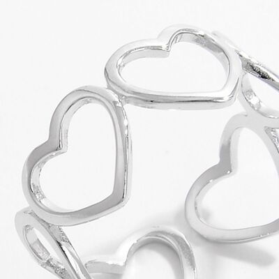 925 Sterling Silver Heart Ring for a perfect OOTD – dress to impress outfits from Amexza