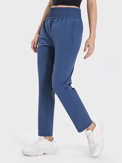 Millennia Pocketed High Waist Active Pants for a perfect OOTD – dress to impress outfits from Amexza