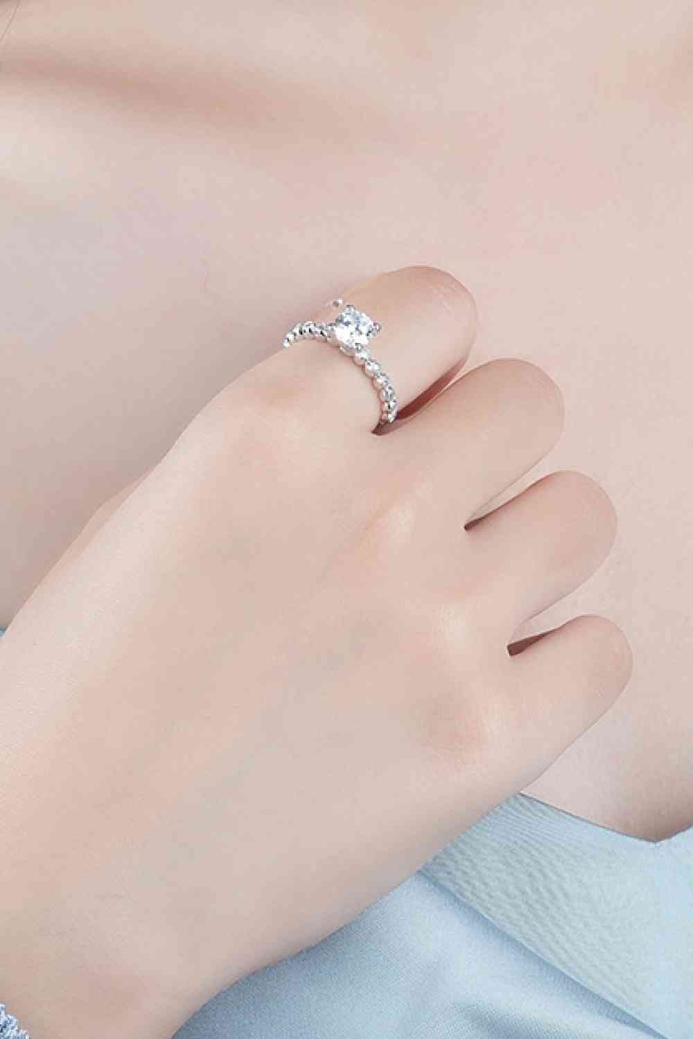 Classic 4-Prong Moissanite Ring for a perfect OOTD – dress to impress outfits from Amexza